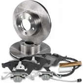 BESTPRICE Bremsscheiben + Bremsbeläge Vorderachse [Hersteller-Nr. 40985525] für BMW