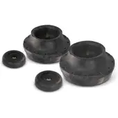 BESTPRICE 2x Domlager Vorderachse [Hersteller-Nr. 10690047] für Seat, VW, Ford