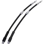 BESTPRICE 2x Bremsschlauch [Hersteller-Nr. 10621613] für Opel, Chevrolet, Vauxhall