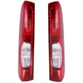 BESTPRICE 2x Heckleuchte Blinker glasklar ohne Lampenträger [Hersteller-Nr. 10429252] für Opel, Renault, Nissan