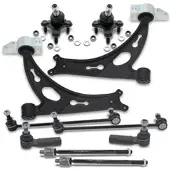 BESTPRICE Querlenkersatz 10-tlg. vorne [Hersteller-Nr. 40361988] für Skoda, Seat, VW, Audi
