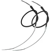 BESTPRICE 2x Handbremsseil Trommelbremse Hinterachse [Hersteller-Nr. 10621544] für VW, Seat