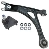 BESTPRICE 1x Querlenker vorne links + Traggelenk [Hersteller-Nr. 30414532] für Seat, VW, Audi