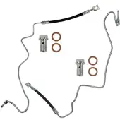 BESTPRICE 2x Bremsschlauch Hinterachse [Hersteller-Nr. 10620154] für Skoda, VW, Seat, Audi
