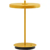UMAGE LED Tischlampe Asteria Move, dimmbar, gelb / orange, für Wohn- / Esszimmer, Metall, Design, LED Tischlampe