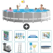 Intex Prism Frame Pool Rund - 549x122 cm - 7-teilig S683