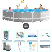 Intex Prism Frame Pool Rund - 549x122 cm - 7-teilig S618