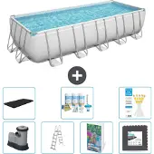 Bestway Power Steel Rechteckig - 640x274x132 cm - 6-teilig S581