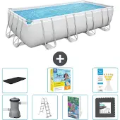Bestway Power Steel Rechteckig - 488x244x122 cm - 6-teilig S607