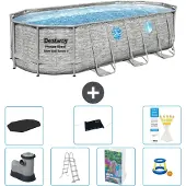Bestway Power Steel Oval - 549x274x122 cm - 6-teilig S559