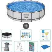 Bestway Steel Pro MAX Rund - 457x122 cm - 6-teilig S599