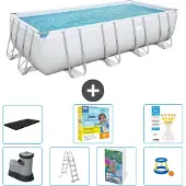 Bestway Power Steel Rechteckig - 549x274x122 cm - 6-teilig S529