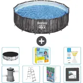 Bestway Steel Pro MAX Rund - 427x107 cm - 6-teilig S607