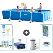 Intex Rechteckiger Frame Pool - 450x220x84 cm - 5-teilig S160
