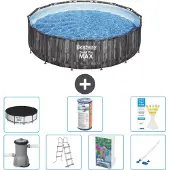 Bestway Steel Pro MAX Rund - 427x107 cm - 6-teilig S549