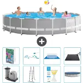Intex Prism Frame Pool Rund - 610x132 cm - 7-teilig S583