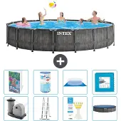 Intex Prism Frame Pool Rund - 549x122 cm - 7-teilig S602