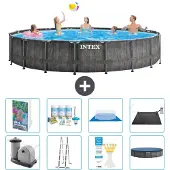 Intex Prism Frame Pool Rund - 549x122 cm - 7-teilig S632