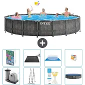 Intex Prism Frame Pool Rund - 549x122 cm - 7-teilig S559
