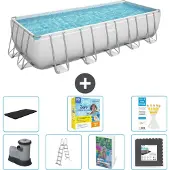 Bestway Power Steel Rechteckig - 640x274x132 cm - 6-teilig S607