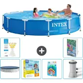 Intex Frame Pool Rund - 366x76 cm - 5-teilig S57