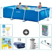 Intex Rechteckiger Frame Pool - 300x200x75 cm - 5-teilig S39