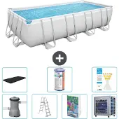 Bestway Power Steel Rechteckig - 488x244x122 cm - 6-teilig S551