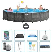 Intex Prism Frame Pool Rund - 549x122 cm - 7-teilig S600