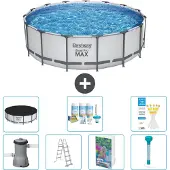 Bestway Steel Pro MAX Rund - 488x122 cm - 6-teilig S574