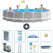 Intex Prism Frame Pool Rund - 549x122 cm - 7-teilig S541