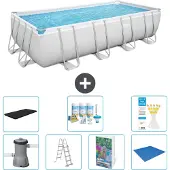 Bestway Power Steel Rechteckig - 488x244x122 cm - 6-teilig S599