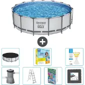 Bestway Steel Pro MAX Rund - 488x122 cm - 6-teilig S607