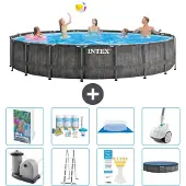 Intex Prism Frame Pool Rund - 549x122 cm - 7-teilig S658