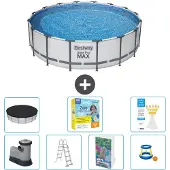 Bestway Steel Pro MAX Rund - 488x122 cm - 6-teilig S529