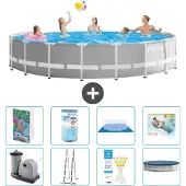 Intex Prism Frame Pool Rund - 549x122 cm - 7-teilig S635