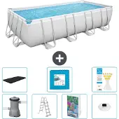 Bestway Power Steel Rechteckig - 488x244x122 cm - 6-teilig S674