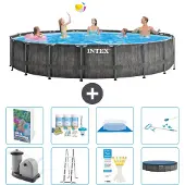 Intex Prism Frame Pool Rund - 549x122 cm - 7-teilig S615