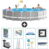 Intex Prism Frame Pool Rund - 549x122 cm - 7-teilig S533
