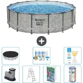 Bestway Steel Pro MAX Rund - 488x122 cm - 6-teilig S556