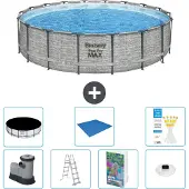 Bestway Steel Pro MAX Rund - 549x122 cm - 6-teilig S596