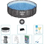 Bestway Steel Pro MAX Rund - 427x107 cm - 6-teilig S600