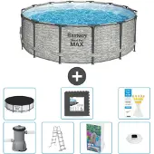 Bestway Steel Pro MAX Rund - 427x122 cm - 6-teilig S608