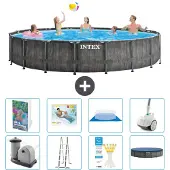 Intex Prism Frame Pool Rund - 549x122 cm - 7-teilig S584