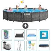 Intex Prism Frame Pool Rund - 549x122 cm - 7-teilig S621