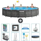 Intex Prism Frame Pool Rund - 549x122 cm - 7-teilig S610