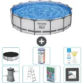 Bestway Steel Pro MAX Rund - 457x122 cm - 6-teilig S563