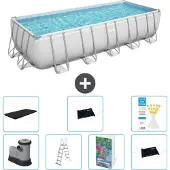 Bestway Power Steel Rechteckig - 640x274x132 cm - 6-teilig S562