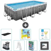 Bestway Power Steel Rechteckig - 549x274x122 cm - 6-teilig S607