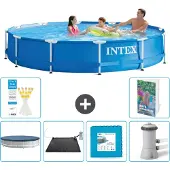Intex Frame Pool Rund - 366x76 cm - 5-teilig S99