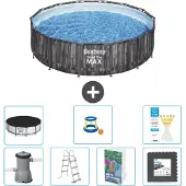 Bestway Steel Pro MAX Rund - 427x107 cm - 6-teilig S525